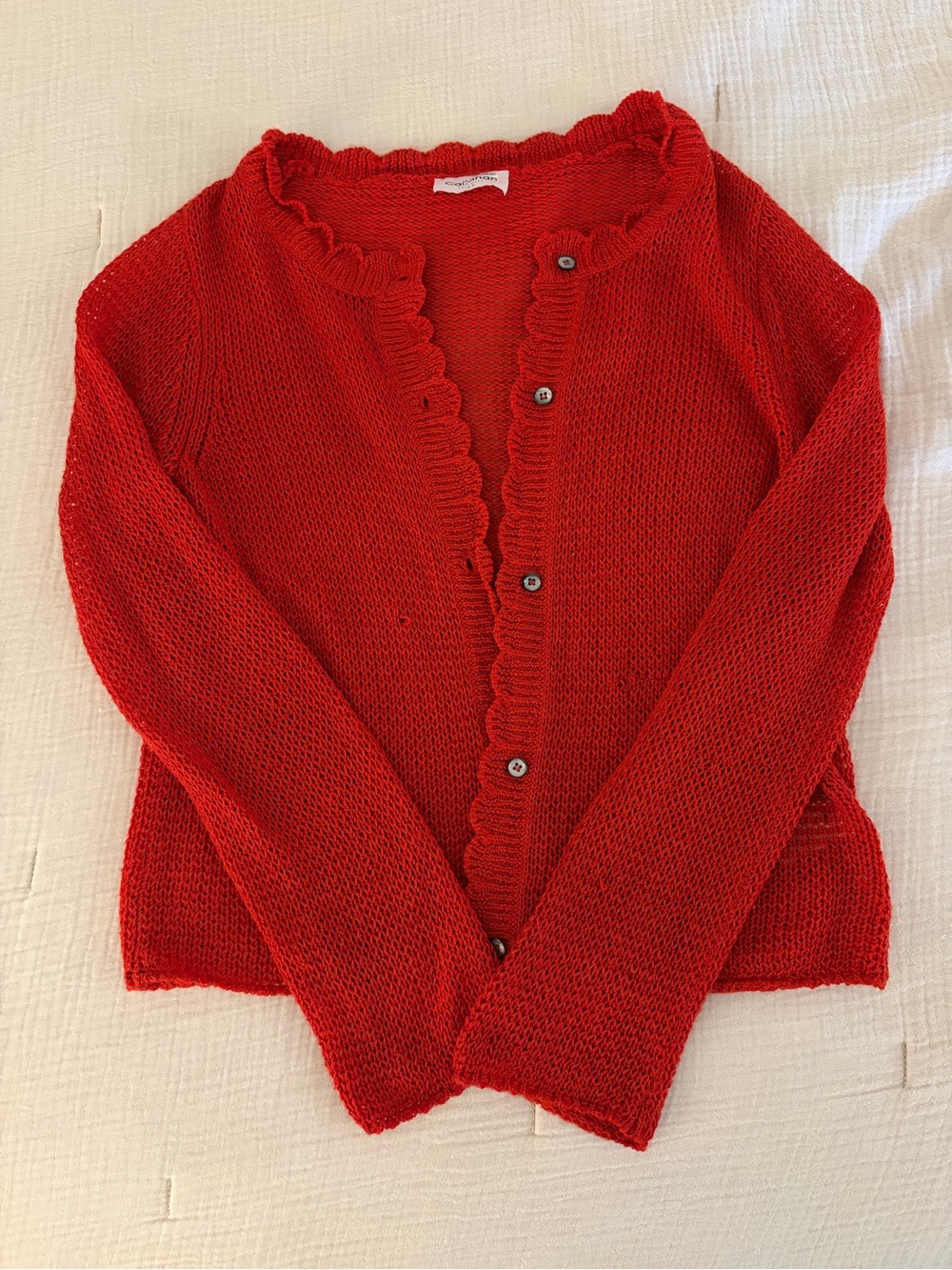 Callahan Mollie Scalloped Cardigan